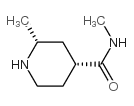 4-Piperidinecarboxamide,N,2-dimethyl-,(2R-cis)-(9CI)结构式