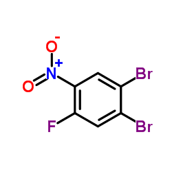 2-Fluoro-4,5-dibromonitrobenzene Structure