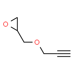 2-((2-Propynyloxy)methyl)oxirane structure