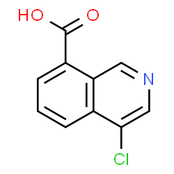 4-chloroisoquinoline-8-carboxylic acid Structure