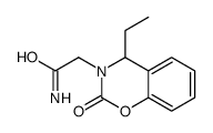 2-(4-ethyl-2-oxo-4H-1,3-benzoxazin-3-yl)acetamide Structure