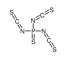 triisothiocyanato(sulfanylidene)-λ5-phosphane结构式