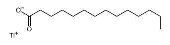 tetradecanoate,thallium(1+) Structure