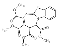 tetramethyl 9,10-dihydroazepino[2,1-b][1,3]benzothiazole-7,8,9,10-tetracarboxylate结构式