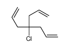 4-chloro-4-prop-2-enylhepta-1,6-diene Structure