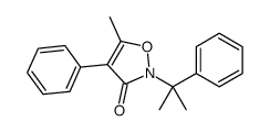 5-methyl-4-phenyl-2-(2-phenylpropan-2-yl)-1,2-oxazol-3-one Structure