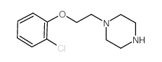 1-[2-(2-Chloro-phenoxy)-ethyl]-piperazine structure