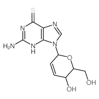 2-amino-9-[5-hydroxy-6-(hydroxymethyl)-5,6-dihydro-2H-pyran-2-yl]-3H-purine-6-thione picture