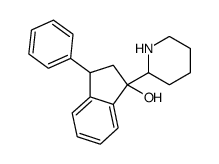 3-Phenyl-1-(2-piperidyl)-1-indanol结构式