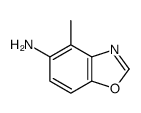 5-Benzoxazolamine,4-methyl-(9CI) structure