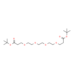 Bis-PEG4-t-butyl ester结构式