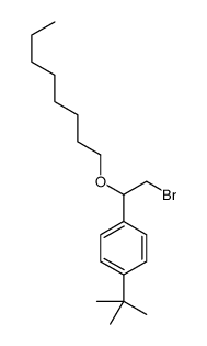 [α-(Bromomethyl)-p-tert-butylbenzyl]octyl ether结构式