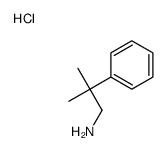 2-methyl-2-phenylpropan-1-amine,hydrochloride结构式