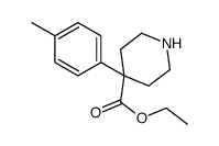 4-(4-METHYLPHENYL)-4-PIPERIDINECARBOXYLIC ACID ETHYL ESTER Structure