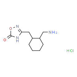 3-{[2-(AMINOMETHYL)CYCLOHEXYL]METHYL}-1,2,4-OXADIAZOL-5(4H)-ONE HYDROCHLORIDE Structure