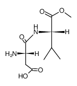 L-aspartyl-L-valine methyl ester Structure