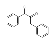 2-Propanone,1-chloro-1,3-diphenyl-结构式