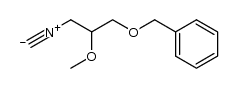 1-benzyloxy-3-isocyano-2-methoxypropane Structure