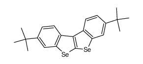 3,8-Di-tert-butyl[1]benzoselenopheno[2,3-b][1]benzoselenophene Structure