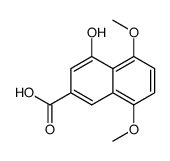 4-Hydroxy-5,8-dimethoxy-2-naphthoic acid Structure