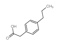 2-(4-丙基苯基)乙酸结构式