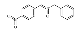 (Z)-N-(4-nitrobenzylidene)benzylamine N-oxide Structure