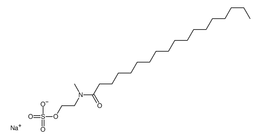 sodium,2-[methyl(octadecanoyl)amino]ethyl sulfate结构式