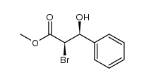 methyl (2R,3S)-2-bromo-3-hydroxy-3-phenylpropanoate Structure