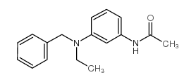 N-[3-[ethyl(phenylmethyl)amino]phenyl]acetamide structure