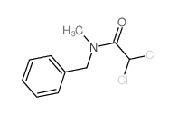 Acetamide,2,2-dichloro-N-methyl-N-(phenylmethyl)- Structure