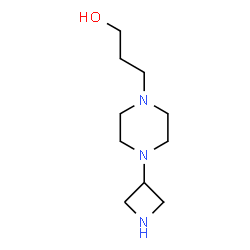 4-(3-Azetidinyl)-1-piperazinepropanol结构式
