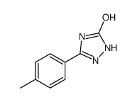 5-(4-methylphenyl)-1,2-dihydro-1,2,4-triazol-3-one结构式