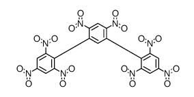 2-[2,4-dinitro-5-(2,4,6-trinitrophenyl)phenyl]-1,3,5-trinitrobenzene Structure