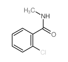 2-chloro-N-methyl-benzamide结构式