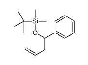 tert-butyl-dimethyl-(1-phenylbut-3-enoxy)silane结构式