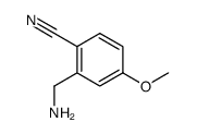 2-(aminomethyl)-4-methoxybenzonitrile结构式