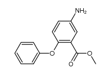 5-amino-2-phenoxy-benzoic acid methyl ester结构式