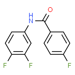 N-(3,4-Difluorophenyl)-4-fluorobenzamide结构式