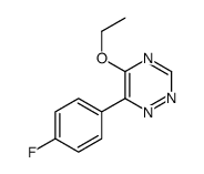 1,2,4-Triazine,5-ethoxy-6-(4-fluorophenyl)-(9CI) Structure