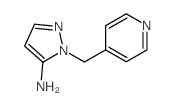 1-(吡啶-4-甲基)-1H-吡唑-5-胺结构式