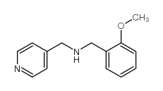 (2-METHOXYBENZYL)(PYRIDIN-4-YLMETHYL)AMINE structure