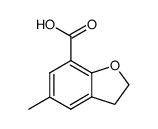 5-methyl-2,3-dihydro-benzofuran-7-carboxylic acid结构式
