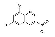 3-Nitro-6,8-dibromoquinoline结构式
