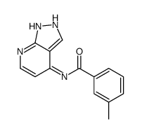 Benzamide, 3-methyl-N-1H-pyrazolo[3,4-b]pyridin-4-yl- (9CI) structure