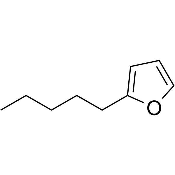 2-Amylfuran Structure