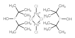 二氢二氯双(二叔丁基羟亚膦基)钯结构式