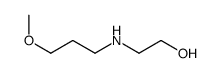2-[(3-methoxypropyl)amino]ethanol结构式