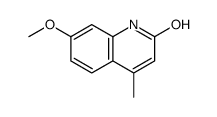 7-methoxy-4-methyl-1H-quinolin-2-one Structure