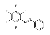 (2,3,4,5,6-pentafluorophenyl)-phenyldiazene结构式