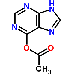 1H-Purin-6-yl acetate Structure